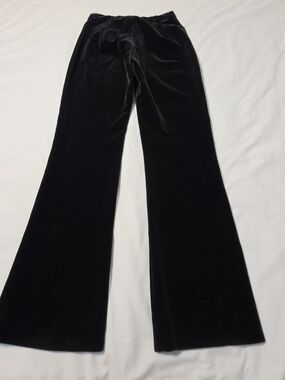 Bebe Vintage Y2K Black Velvet Flare Pants